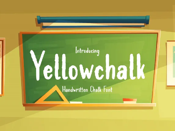 Yellowchalk font