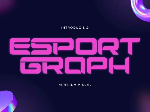 Esport Graph font