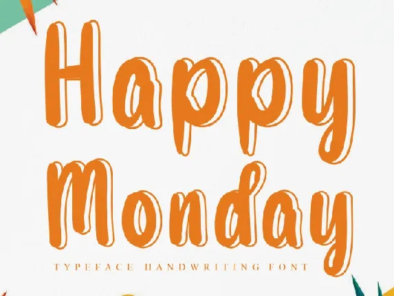 Happy Monday Display font