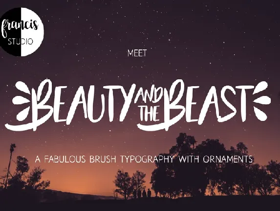 Beauty and the Beast Free font