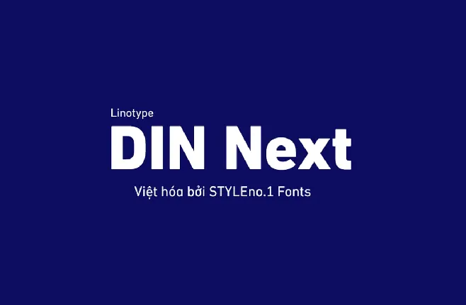 DIN Next font