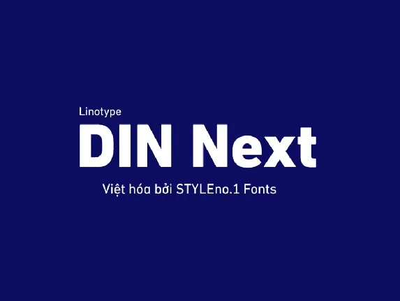 DIN Next font