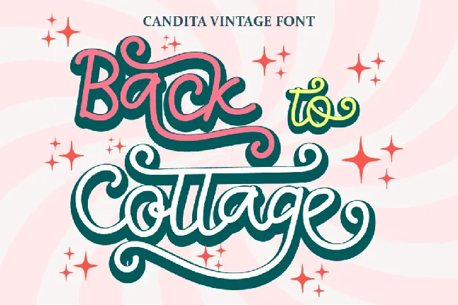 Candita vintage font