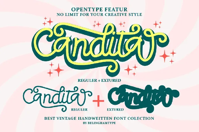 Candita vintage font