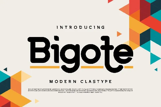 Bigote font