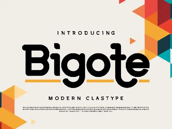 Bigote font