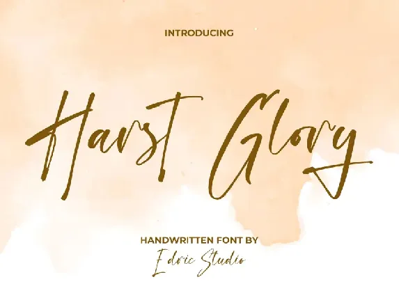 Harst Glory Demo font