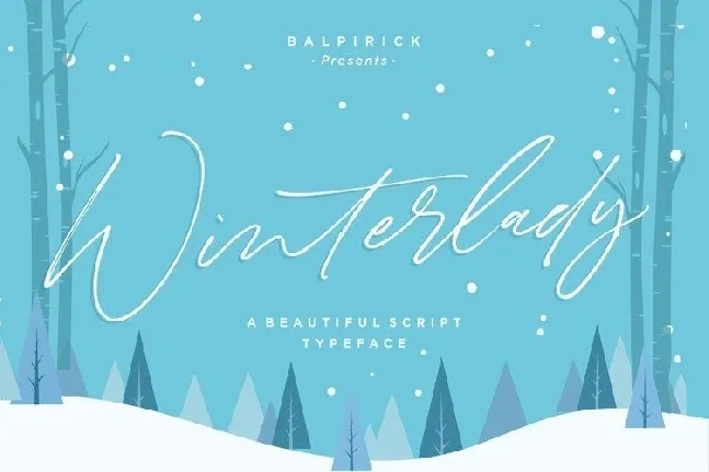 Winterlady Signature Script font