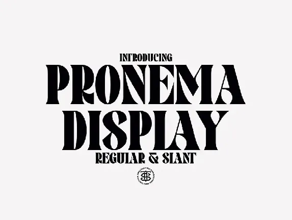 Pronema font