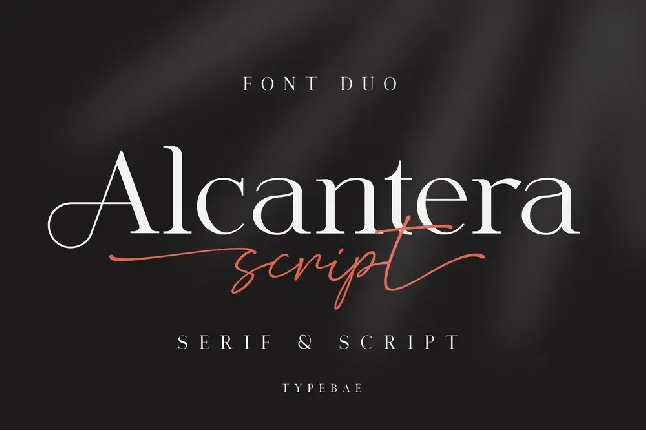 Alcantera Duo font