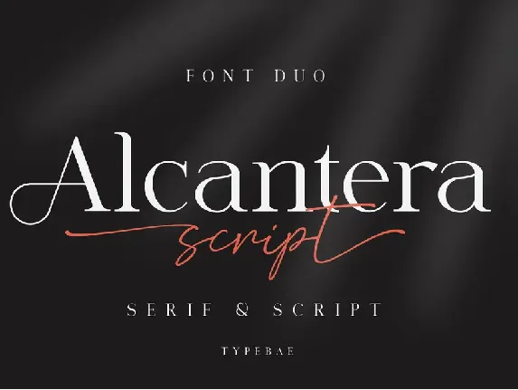 Alcantera Duo font