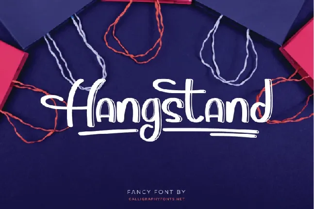 Hangstand font