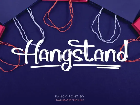 Hangstand font