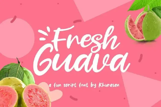 Fresh Guava Script font