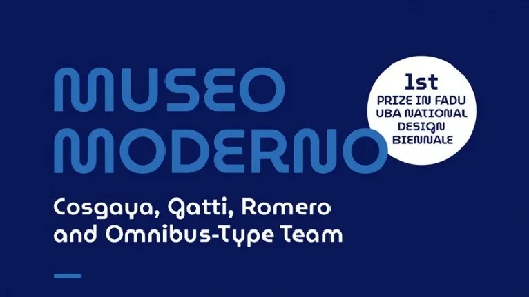 Museo Moderno Free font