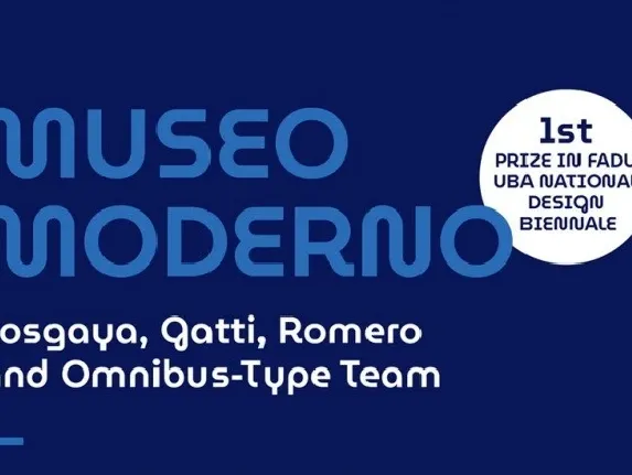 Museo Moderno Free font