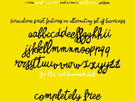 Zerocalcare Free font