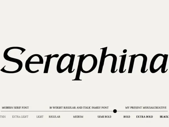 Seraphina font