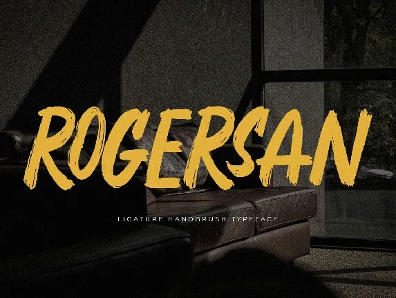 Rogersan font