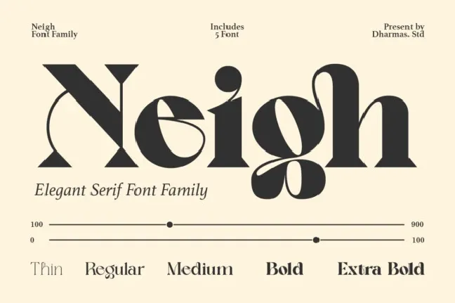 Neigh font