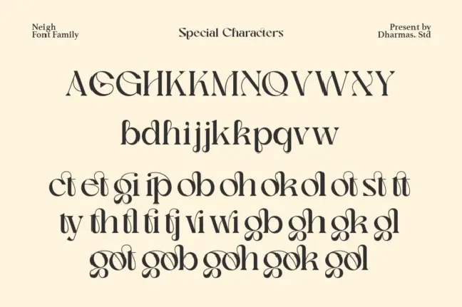 Neigh font