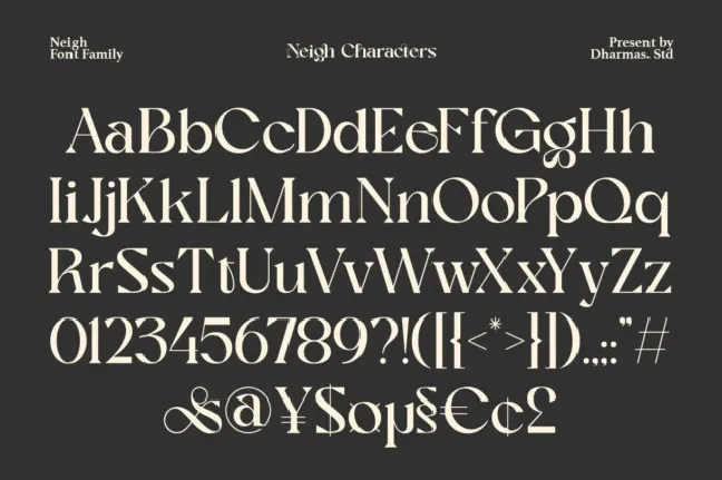 Neigh font