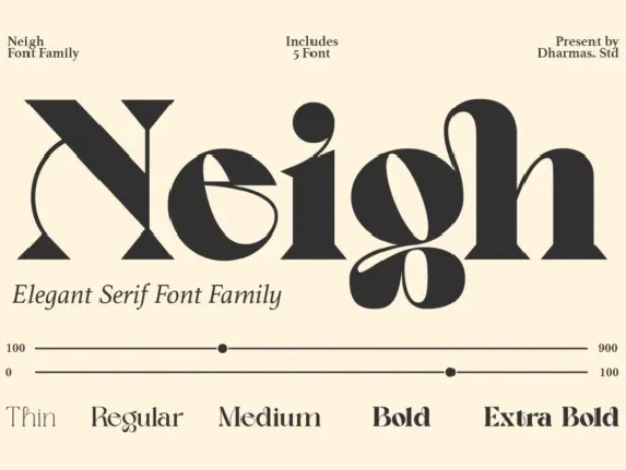 Neigh font