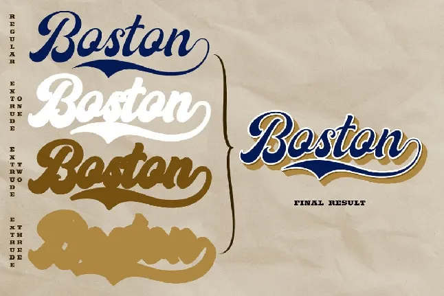 Boston font