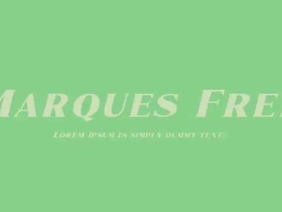 Marques Family Free font