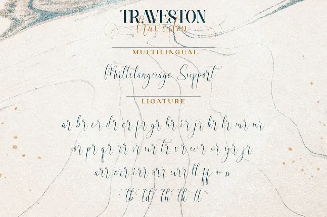 Traveston Demo font