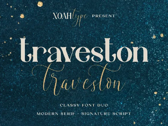 Traveston Demo font