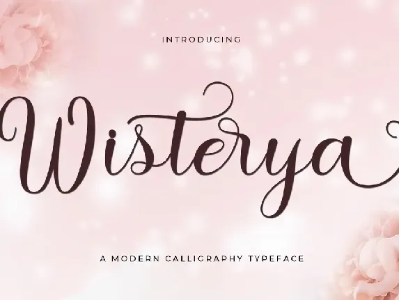 Wistina Script font