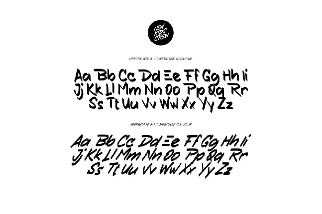 Newkids Crew font