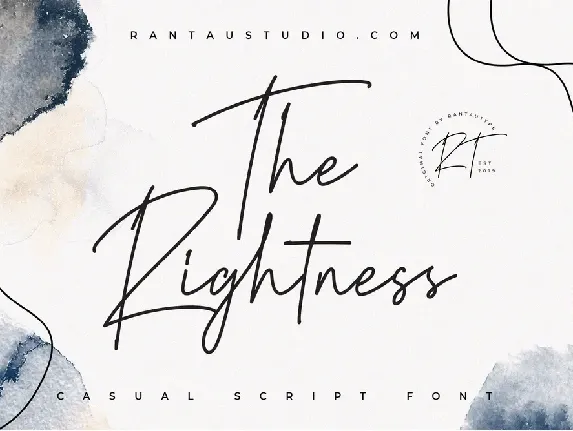 The Rightness font