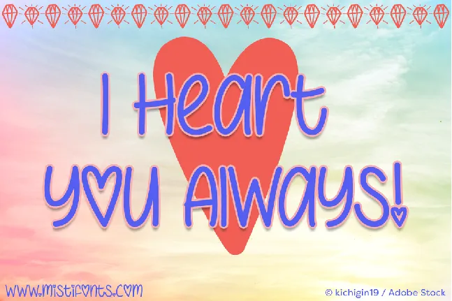 I Heart You Always font