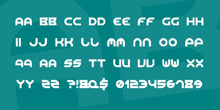 Rounded Line 7 font