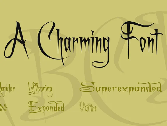 A Charming Font