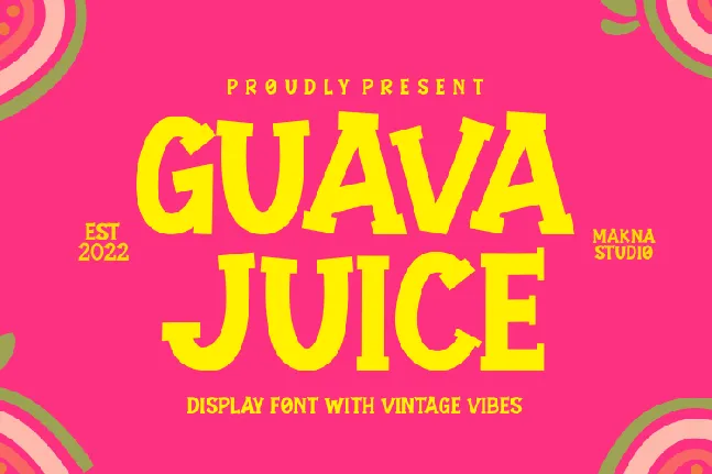 Guava Juice font