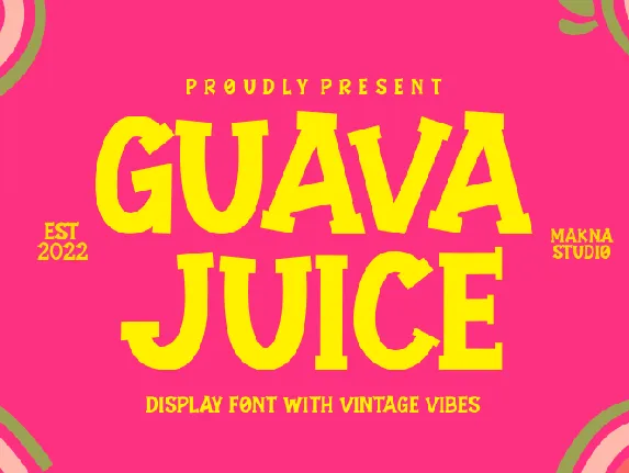 Guava Juice font