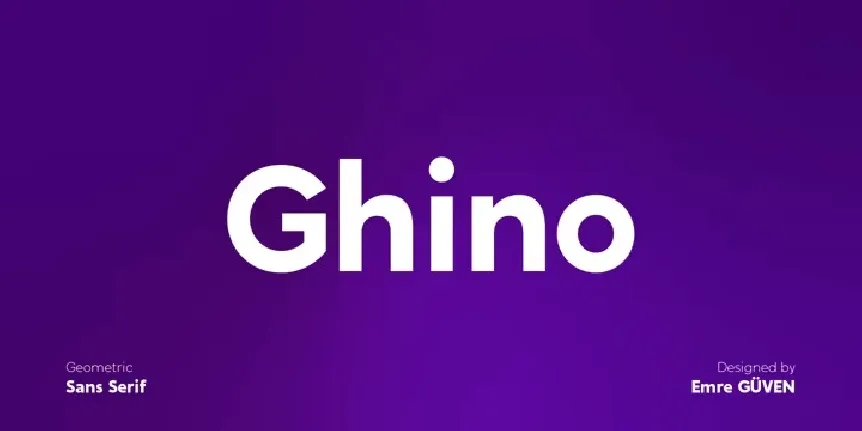 Ghino Family font