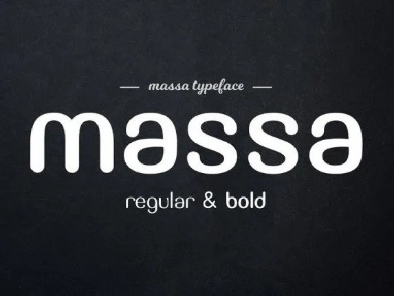 Massa Free font