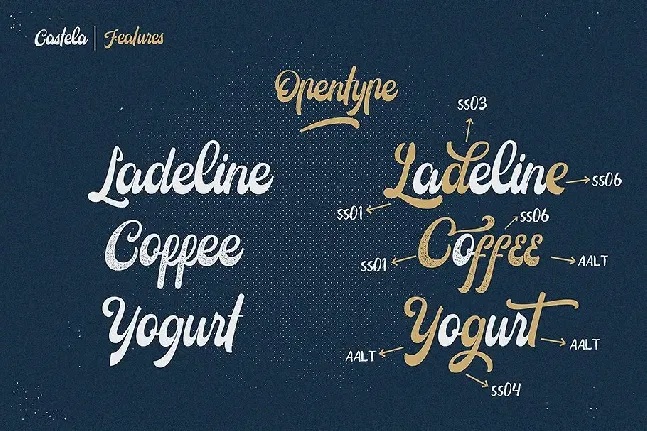 Castela Script Demo font