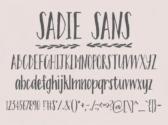 Sadie Sans Free font