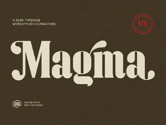 Magma font