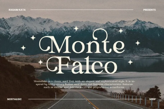 Monte Falco Serif font