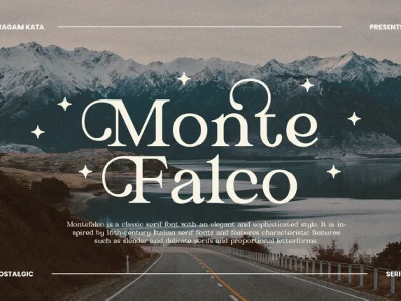 Monte Falco Serif font