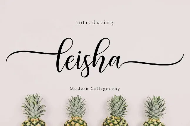 Leisa font