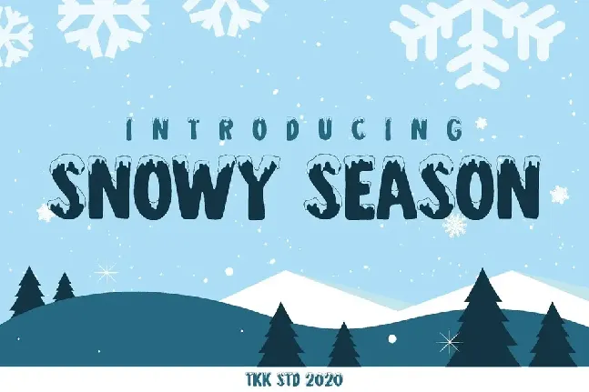 Snowy Season font