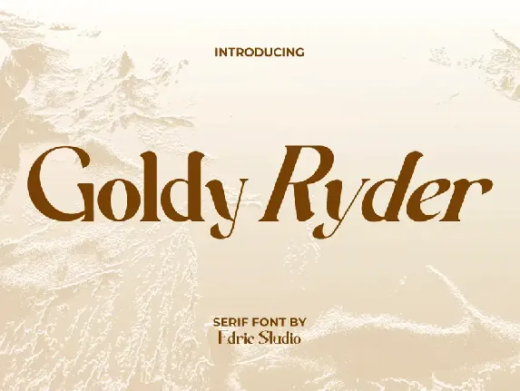 Goldy Ryder Demo font