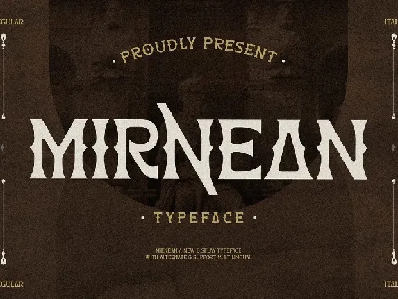 Mirnean font